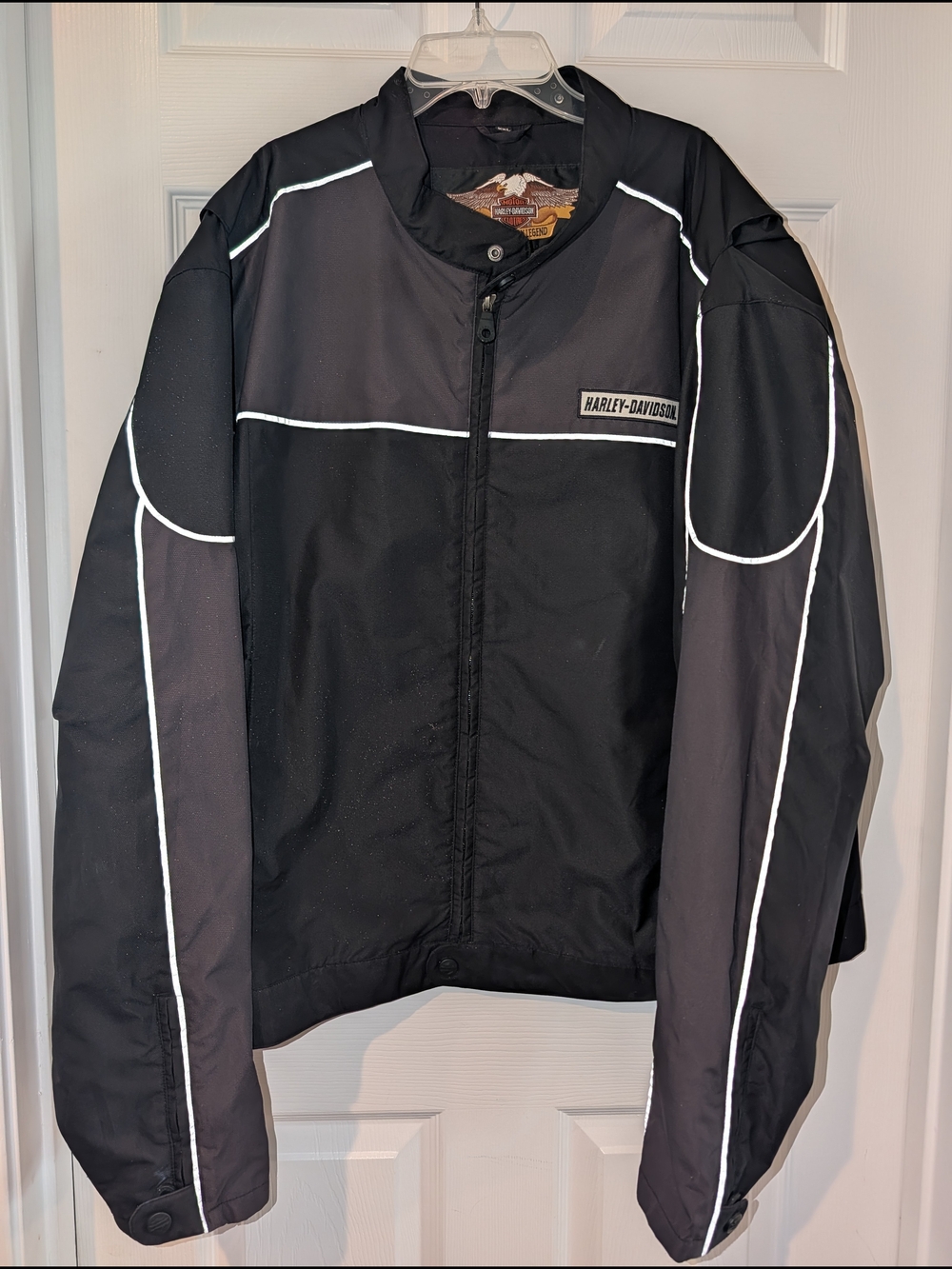 Harley-Davidson Black Performance Riding Jacket with Reflective Trim